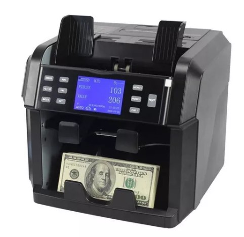 Sudvision Cb17 Maquina Contadora De Billete Doble Bandeja Impresora Termica Profesional