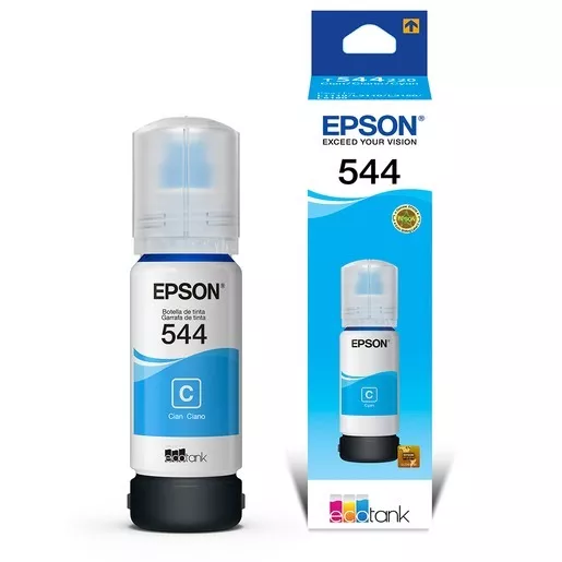 Tinta Epson Original T544 Cyan 65Ml Ecotank L3110