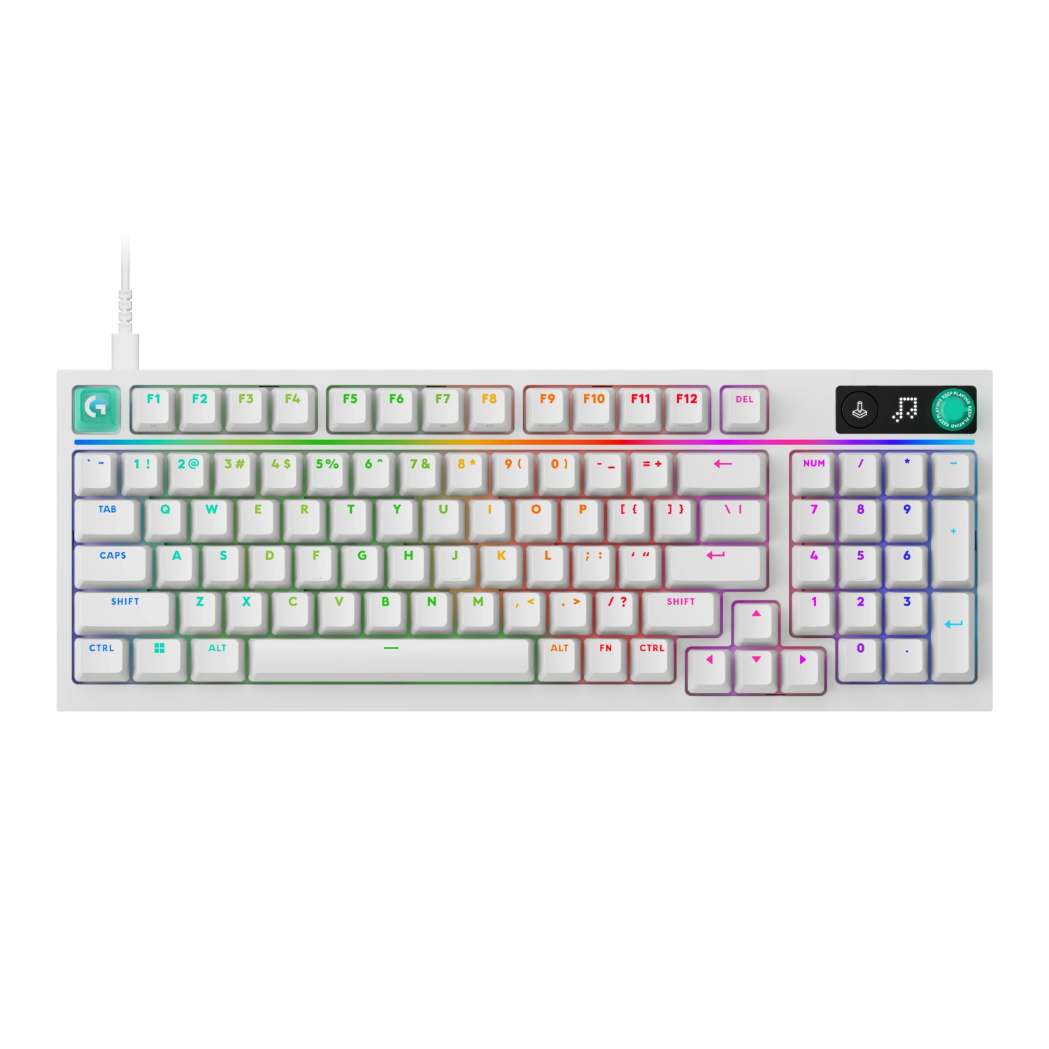 Teclado Logitech G316 X 98 Blanco