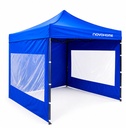 Novohome Nh-Gzb420-A Gazebo Plegable Reforzado 3X3 Mts Novohome C/Paredes Ventana
