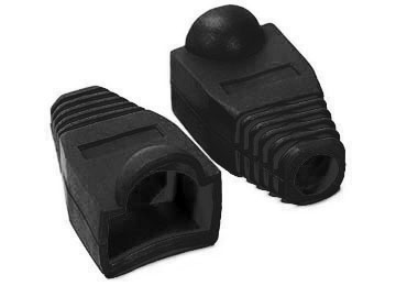 Capuchon Para Ficha Rj45 X Un Color Negro