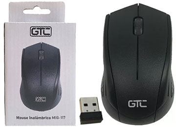 GTC MOUSE INALAMBRICO WIRELESS USB MIG-117