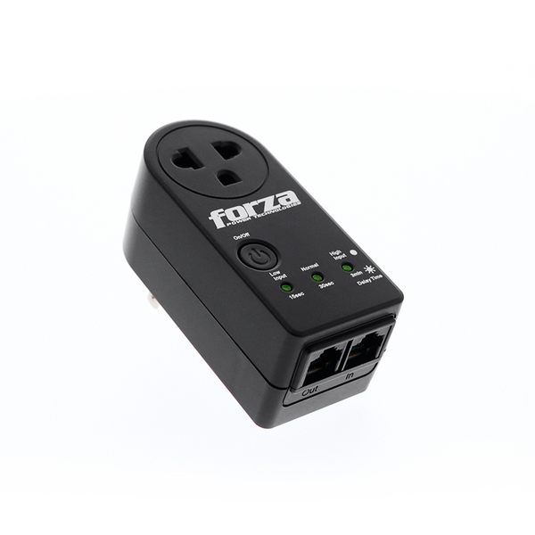 Forza Fvp-1202N-A Zion 220V 1800W Rj45 Protector De Voltaje Estabilizador Negro