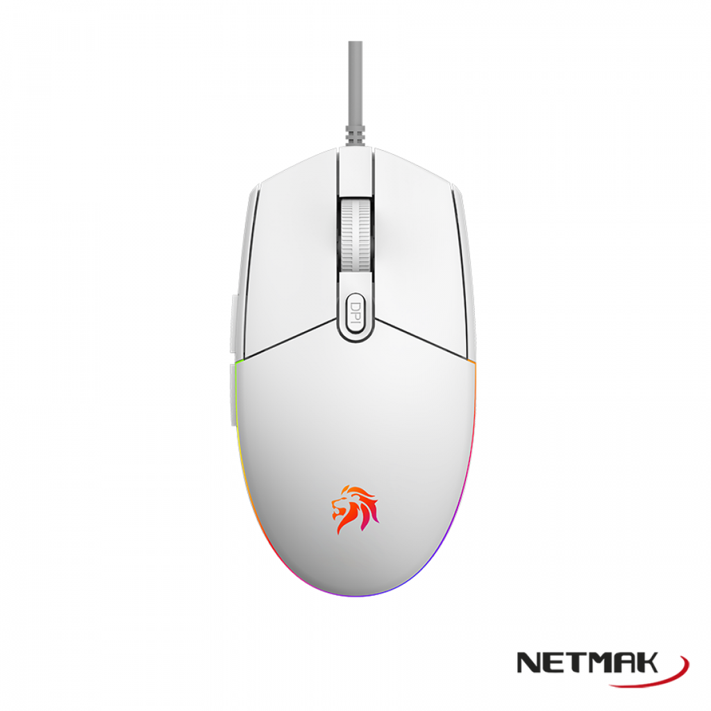 Netmak Nm-Expert-W Mouse Gamer Usb Expert Blanco