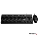 Netmak Nm-Kb258 Teclado + Mouse Usb Negro