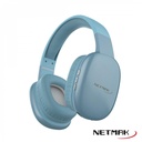 Netmak Nm-Volt-B - Auricular Vincha Bluetooth Dual Azul