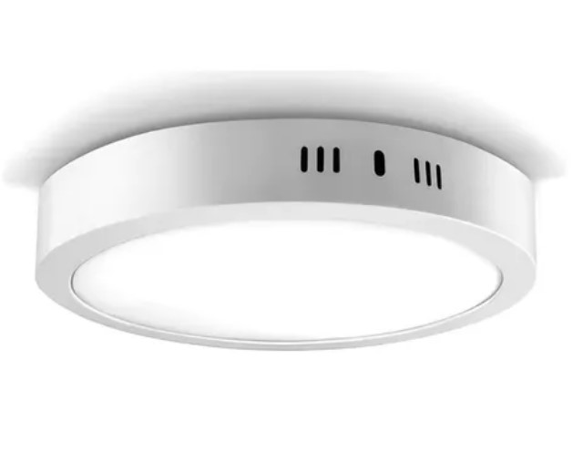 Novoled Plafon Panel Led De Aplicar Redondo 24W Frio 6500K Nov-Par24F