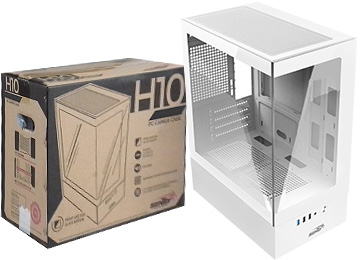 Sentey Gabiente Gamer H10 6100-Sf White Vidrio Templado Sin Cooler