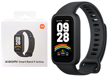 Smartband Xiaomi Smart Band Band 9 Active Black