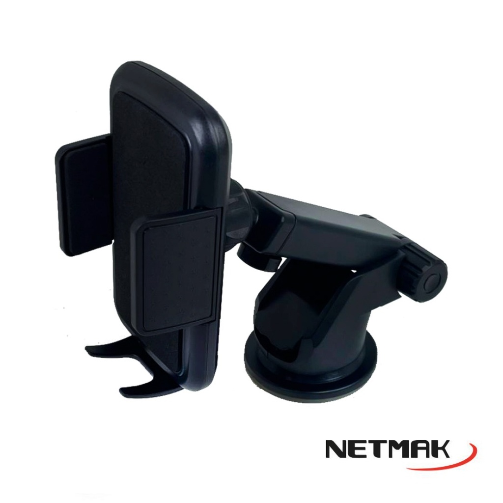 Netmak Nm-Hc20 Soporte Celular Brazo Extensible Para Auto