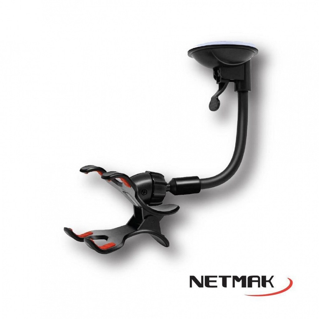 NETMAK NM-HC21 SOPORTE CELULAR BRAZO FLEXIBLE PARA AUTO 