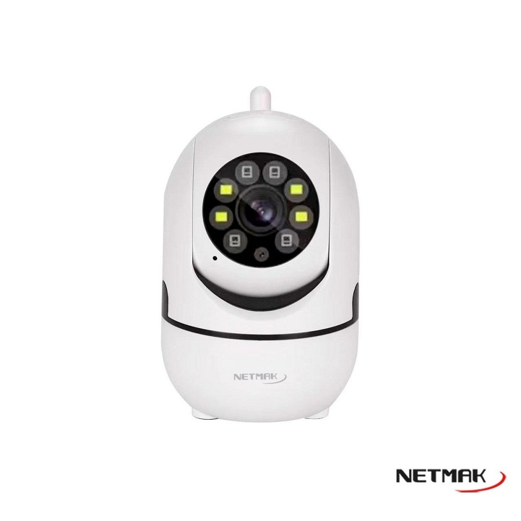 Netmak Nm-Ipcam2 Camara De Seguridad Wifi Ip Para Interior 1080P