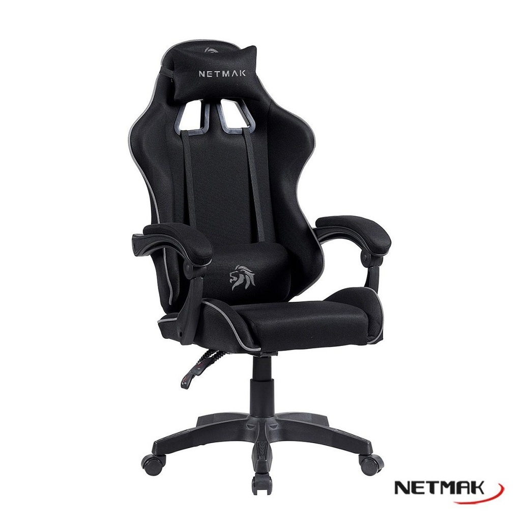 Netmak Nm-Sg903 Silla Gamer Tela Negra