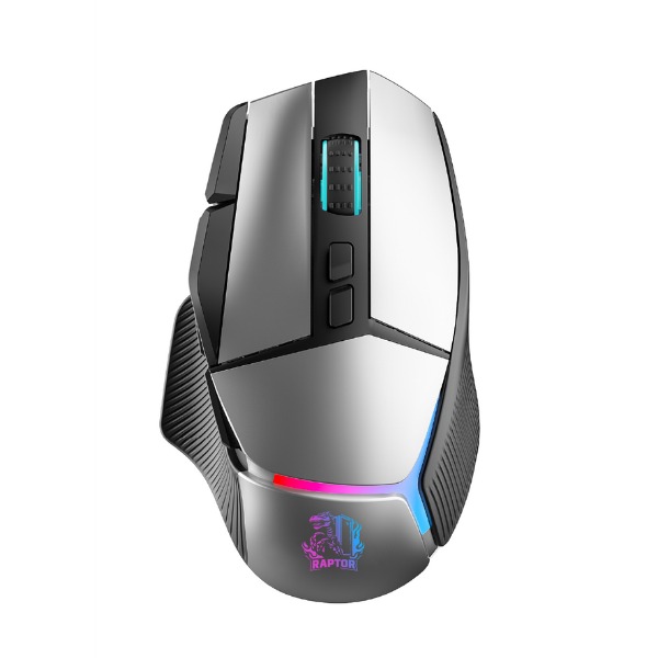 Raptor Gamer Mouse Storm Frip 9 Botones 8000 Dpi Retroiluminado
