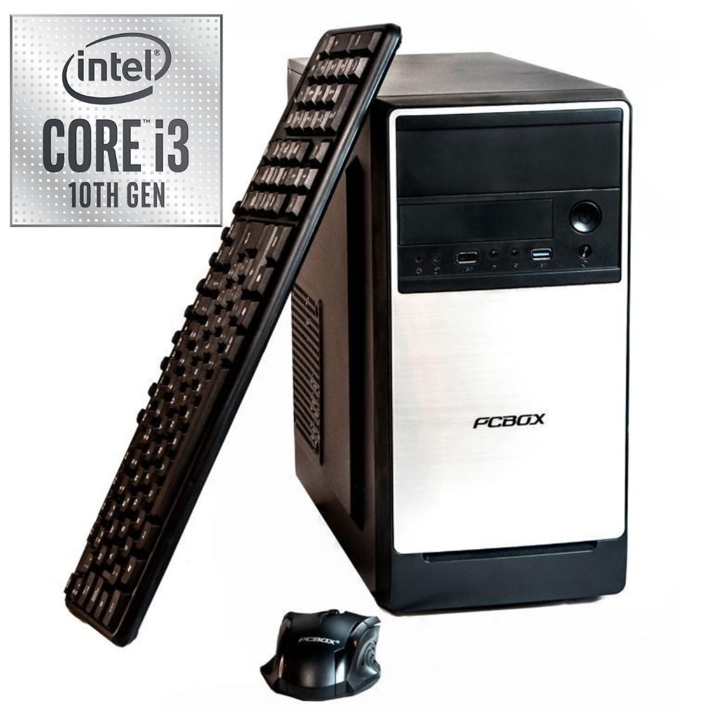Pc Pcbox Intel Core I3 10105 8Gb Ssd 240Gb Kit Teclado Mouse - A pedido !