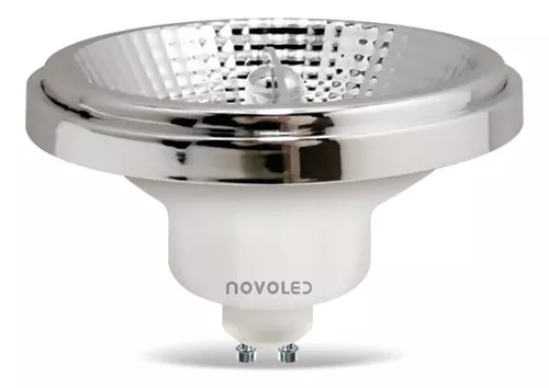 Novoled Gu12Rf Ar111 Pro 12W 24° Frio 6500K  - No Dimerizable - Gu10 Apertura 24°