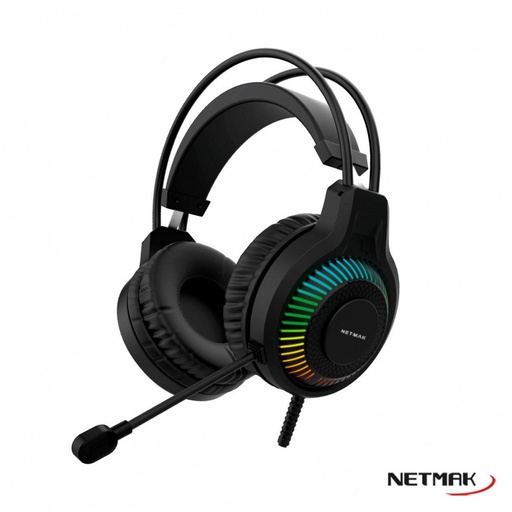 [10306] Netmak Nm-N18 Auricular Gamer Rgb Para Pc