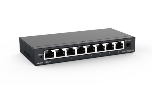 [10357] Ruijie Reyee Networks RG-Es108GD Switch Gigabite 8 puertos 10/100/1000M