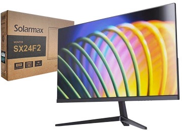 [10345] Solarmax Monitor 24" Vga Hdmi 1920x1080 75Hz