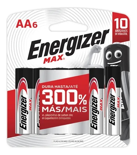 [10396] Energizer Pila Alcalina Aaa Blister X 6 Unidades Eneaaa6