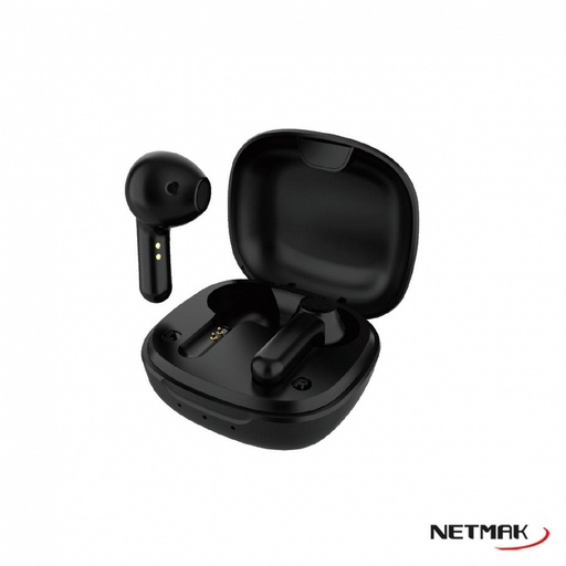 [10452] Netmak Nm-Miko Auricular Bluetooth Tws Touch Negro