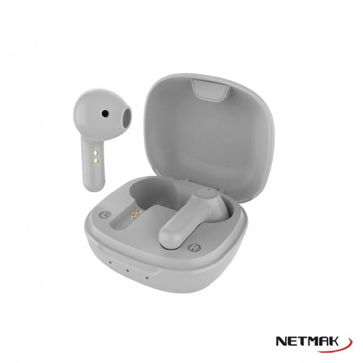 [10456] Netmak Nm-Miko-W Auricular Bluetooth Tws Touch Blanco