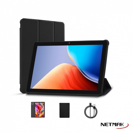[10538] Netmak Nm-Xplorer-Pro Tablet 10" Ips 4Gb 64Gb Android 14 Con Funda