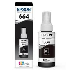[10541] Tinta Epson Original T664 L200- Negro 70Ml Serie L