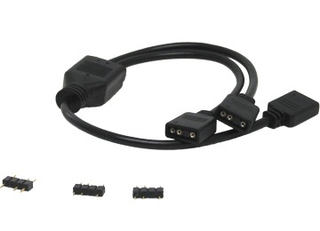 [10580] Cable Extensión Splitter Argb 5V 1 3 Pines A 2 3 Pines 30Cm Tp-19606