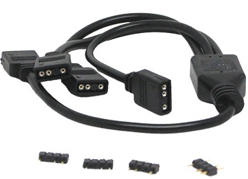 [10582] Cable Entensión Splitter Argb 5V 1 3 Pines A 3 3 Pines 30Cm Tp-19607