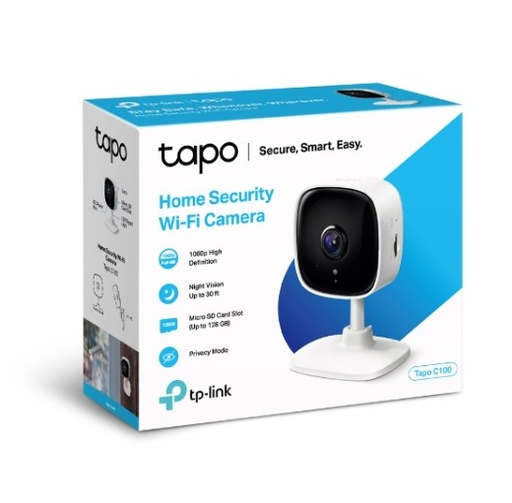 [10628] Tplink Tapo C100 Camara Ip Wifi Day/Night Sd Wifi Interior