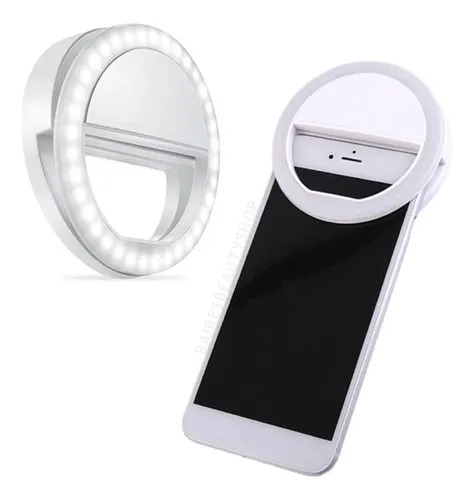 [10666] Aro Luz Led Selfie Celular Anillo Recargable 3 Intensidades Varios Colores