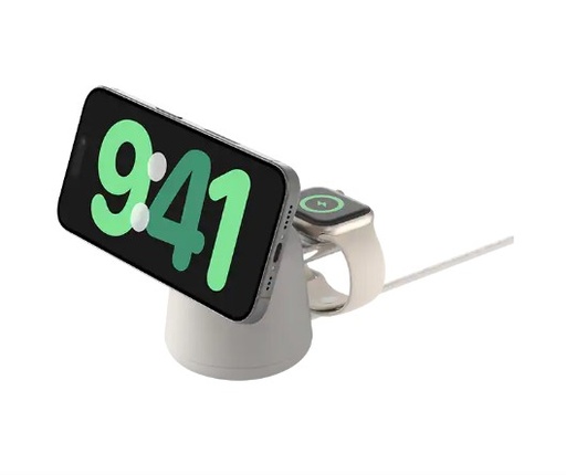 [10668] Cargador Inalámbrico Celular F191 3 En 1 Chargin 360° Magnético 15W