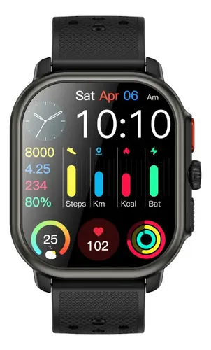 Smartwatch Fu16 Ultra 3 Negro Gps Wifi Llamadas