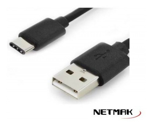 [1262] NETMAK NM-C99 CABLE USB A TIPO C 3.1 LARGO 1.5 MT