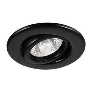 [10722] Sixelectric Spot Embutir Movil Para Dicroica Redondo Negro 10Cm (Zocalo Y Lámpara No Incluidas)