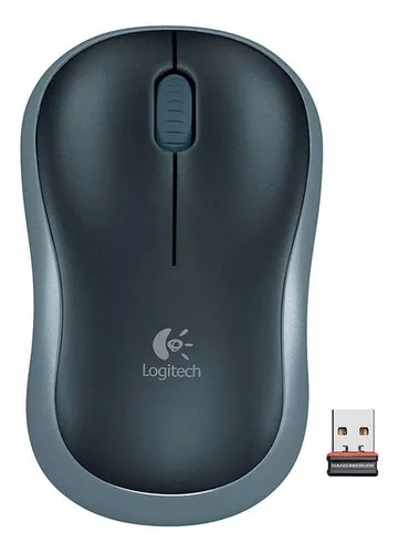 [10820] Logitech Mouse Wireless Inalambrico Usb M185 Grey Gris