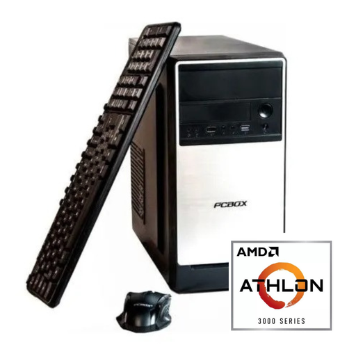 [10856] Pc Pcbox Amd Athlon 3000G 8Gb Ssd 240Gb Sin Sistema Kit Teclado Mouse - A pedido !