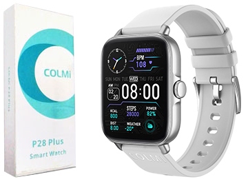 [10883] Colmi Smartwatch P28 Plus Bluetooth 5.3 Pantalla 1.69" Contesta Llamadas Plateado