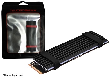 [10903] Disipador Disco M.2 Ssd Sata Nvme 22X80Mm Con Thermalpad