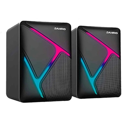 [10906] Jahro Parlante Pc 2.0 S-521 2 Parlantes 2" 3W+3W Usb Rgb