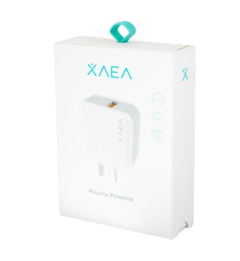 [10933] Xaea Cargador Celular Mod10 - 9V 27W Carga Rapida Qc 3.0 Con Cable Usb A Tipo C