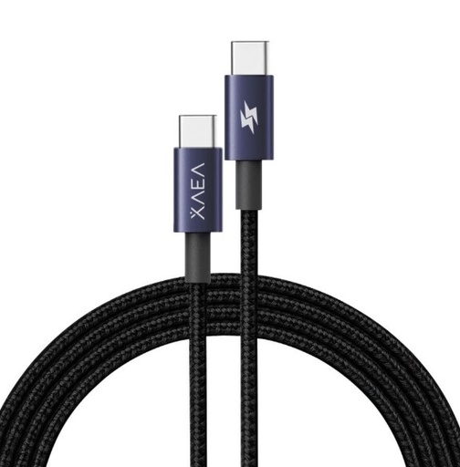 [10974] Xaea Hera Cable tipo C a tipo C reforzado Mallado 1.5mts