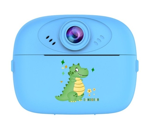 [10994] Camara Kids Modz-C03 Celeste Con Impresora Termica Camara Frontal Y Trasera