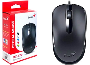 [11094] MOUSE GENIUS DX-120 USB NEGRO