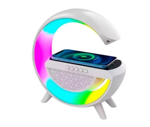 [11196] Only Lampara Velador Parlante Bluetooth Carga Inalámbrica 