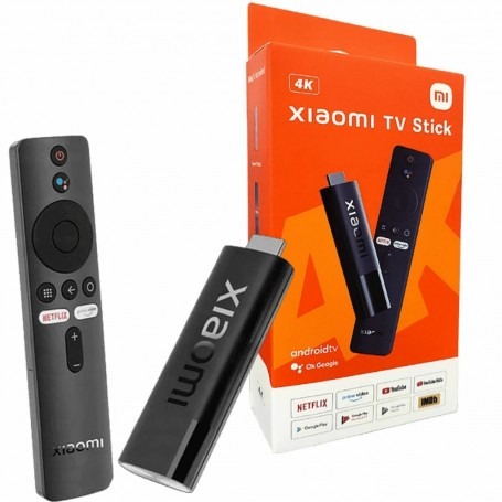 [11254] Xiaomi Mi Tv Stick 4K - Reproductor Multimedia Conversor Android Tv Netflix Prime Disney Flow 1Gb 8 Gb- Directo A Usb