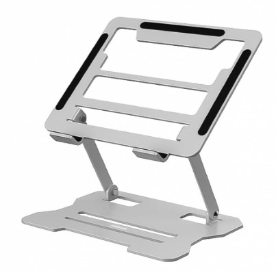 [11337] Netmak Nm-Hc78 Soporte De Notebook Con Altura Regulable Aluminio Hasta 17"
