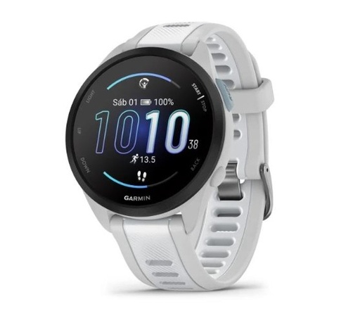 [11368] Garmin Forerunner 165 Music Gps Running White Amoled Smartwatch