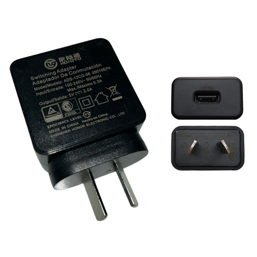 [11381] Cargador Fuente 220V 5V 2A Usb H Negro Hoioto